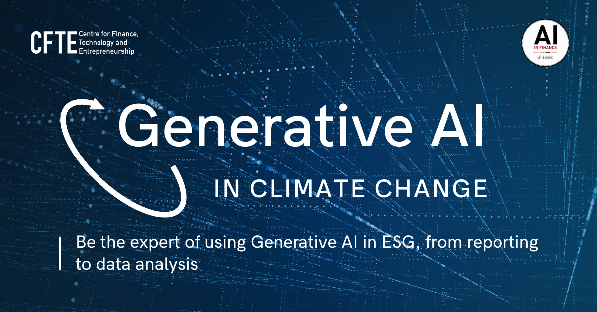 CFTE Launch the Generative AI in Climate Change Programme with Content ...