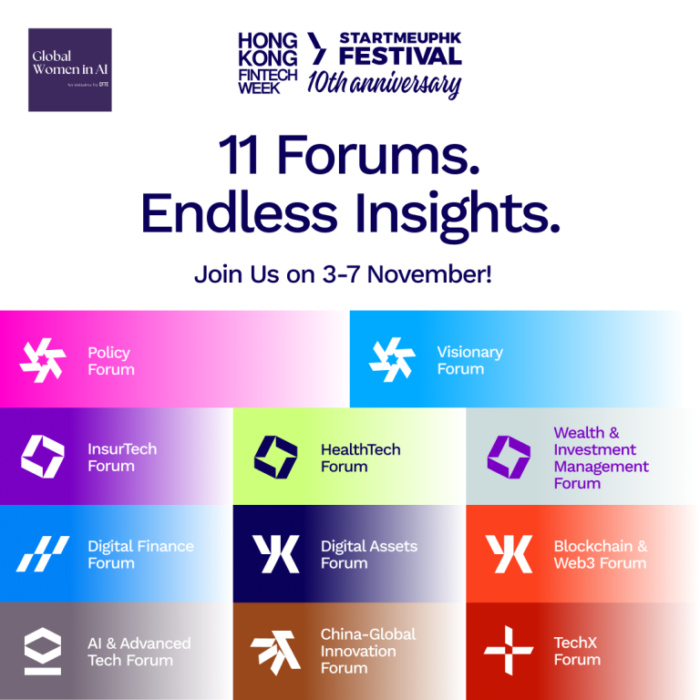 Global Women in AI Partners with Hong Kong FinTech Week x StartmeupHK Festival 2025 as Supporting Organisation