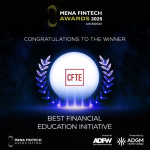 CFTE Wins Best Financial Education Initiative at the MENA Fintech Awards 2025